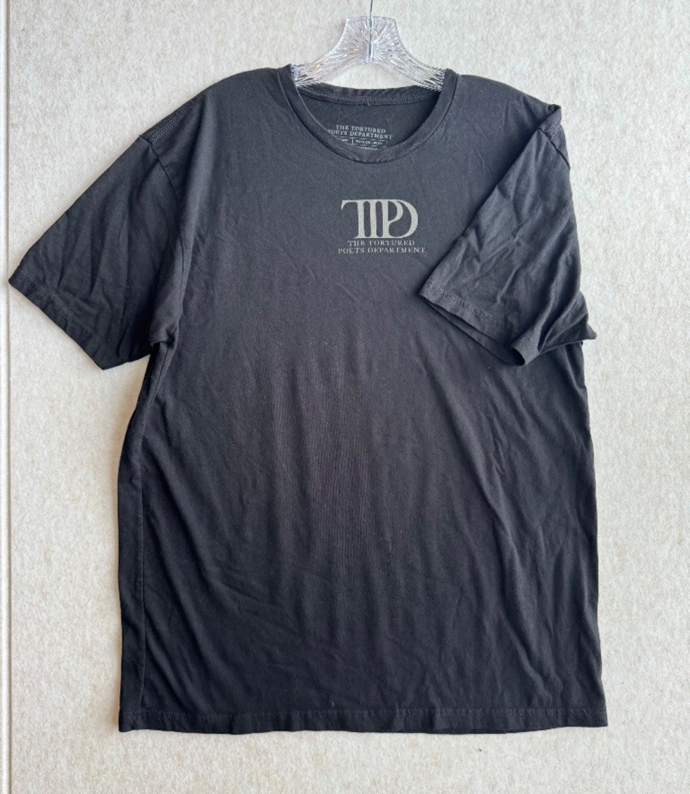 Taylor Swift TTPD Now I’m Down Bad UFO T-Shirt XL Black Official Merch 2024